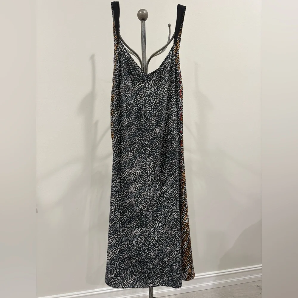 rag & bone Black Multi Floral Print Colette Slip Dress - Picture 7 of 12